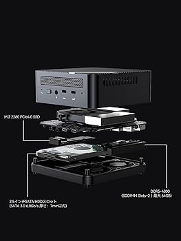 Amazon.co.jp: MINISFORUM Venus Series UM690S ミニpc AMD